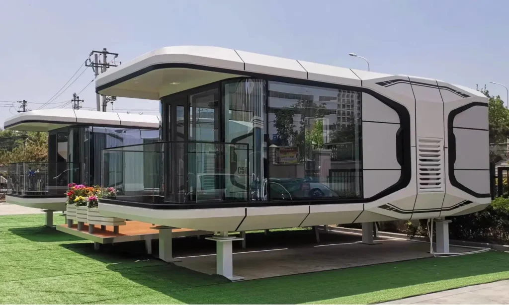 Stackable container homes for modular living