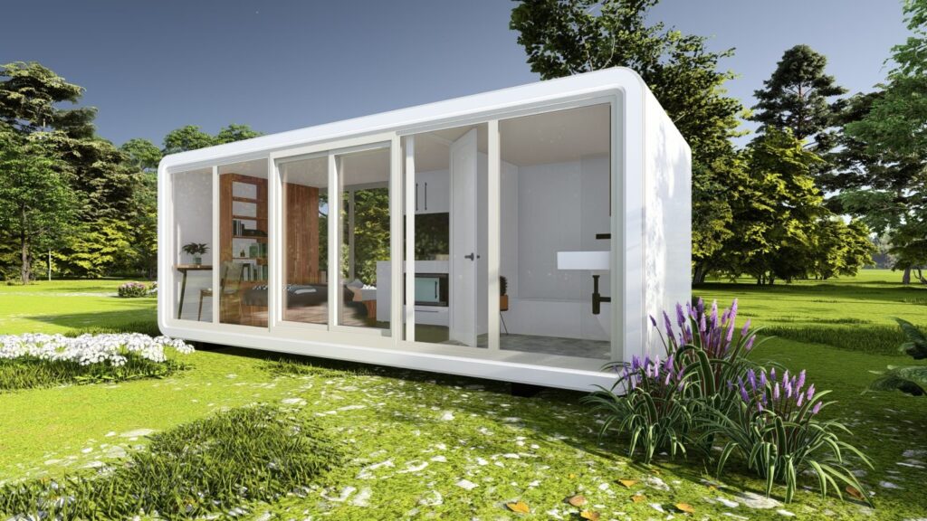Portable container shelter for outdoor use